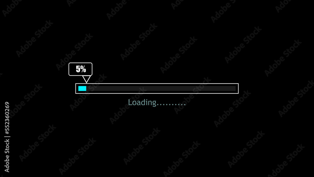 Poster loading icon animation.