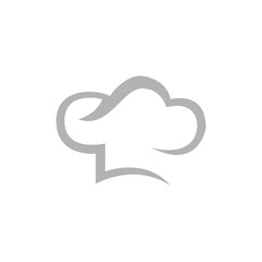 chef icon on a white background, vector illustration