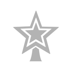 star icon on a white background, vector illustration
