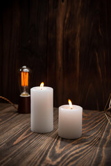 雰囲気のある蝋燭