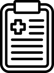 Medical Report Vector Icon Design Illustration