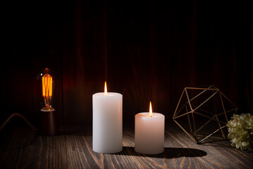 雰囲気のある蝋燭