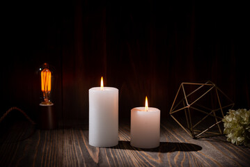 雰囲気のある蝋燭