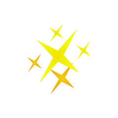 stars icon on a white background, vector illustration