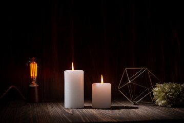 雰囲気のあるローソク