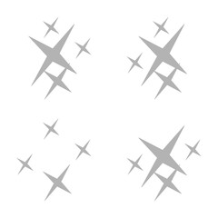 stars icon on a white background, vector illustration