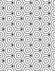 Black and white abstract geometric pattern