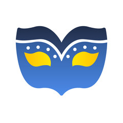 incognito mask icon, vector illustration