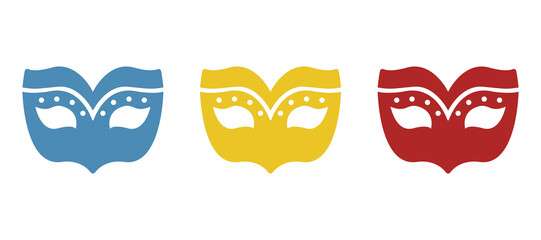 incognito mask icon, vector illustration