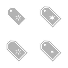 keychain icon, discounts, vector illustration