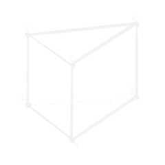 pyramid drawing white chalk doodle