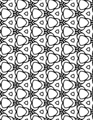 Geometric Pattern  Coloring book page for adults