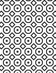 Geometric Pattern  Coloring book page for adults