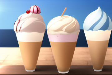 Anime Style Ice Cream