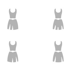 dress and blouse icon, vector illustration