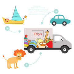 Delivery Kid toys Online Shopping Childish Store