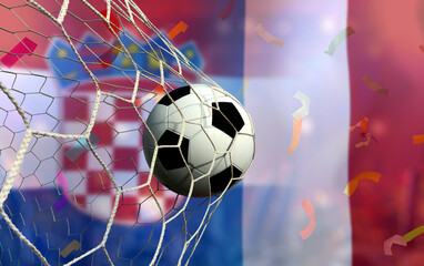 Football Cup competition between the national Croatia and national France.