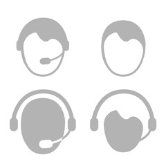 technical support icon, help concept, vector illustration