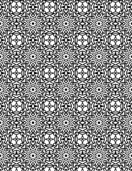 Black and white geometric pattern Pages for your coloring book