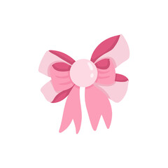 pink ribbon bow