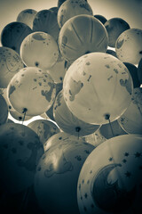 Balloons background 