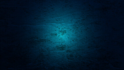 Obraz premium Blue backdrop distressed Texture for your design. Dark abstract dark blue backdrop concrete wall texture background banner pattern. Backdrop green grunge background with space for text or image. 