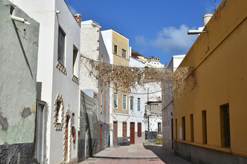 Scenic view of the old town of Las Palmas de Gran Canaria
