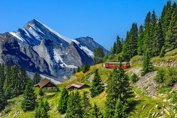 The Schynige Platte Railway is a mountain railway in the Bernese Highlands area of Switzerland