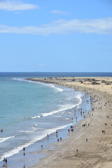 Scenic view of the Maspalomas promenade