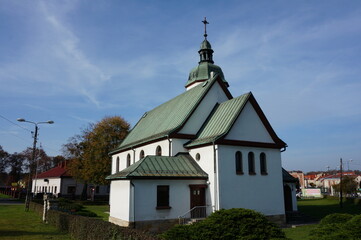 Fototapeta na wymiar Church of Savior (Evangelical temple of the Augsburg Confession). Zory, Poland.
