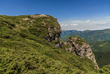 Mountain landscape in Stara Planina National Park