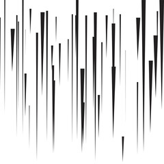 Speed Lines in arrow Form . Vector Illustration .Technology Logo . Design element . Abstract Geometric shape .
