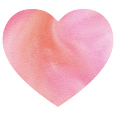 Pink Heart Watercolor