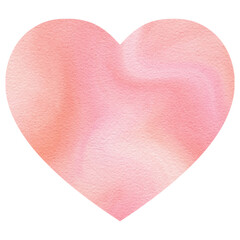 Pink Heart Watercolor