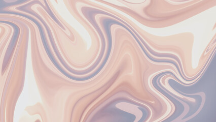 Abstract Liquid Paint Liquified Picture Colorful Image. Patel Colors. Light Pink, White And Purple