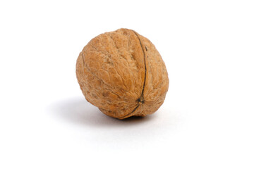 Walnut on a white background, isolate.