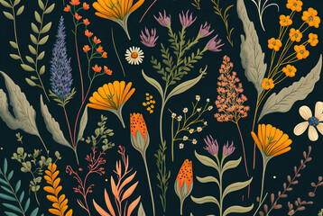 pattern with flowers,floral background,floral pattern