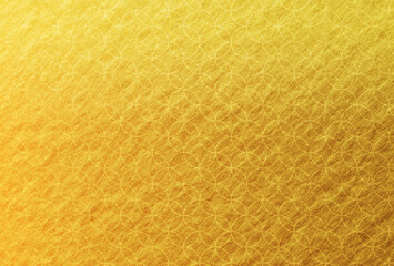 七宝繋ぎ・金・高級感・正月・年賀状・和紙背景