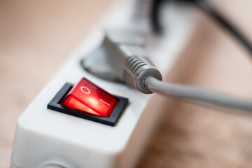 Steckerleiste mit Ausschalter zur Energieeinsparung