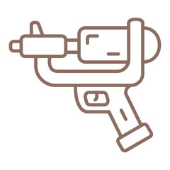 Water Gun Multicolor Line Icon
