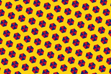 Geometric pattern in the colors of the national flag of Romania. The colors of Romania.