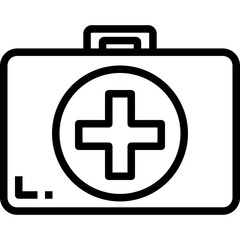Obraz premium First aids kit icon