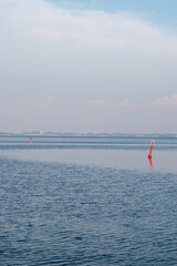 maritime bouys in the sea