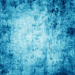 Grunge blue background with space for text