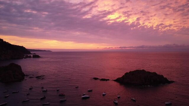 Amanecer en Tossa de Mar