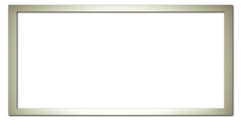 cornice di stampa fotografica con spazio immagine vuoto su sfondo trasparente © DIVGRADCURL