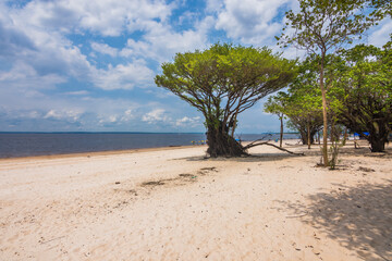 View of the beautiful Praia da Lua (Moon Beach) - Manaus, Amazonas, Brazil