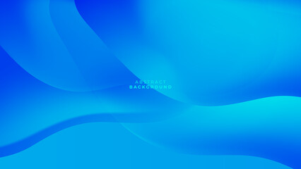 Blue background with fluid blob liquid 3d shapes