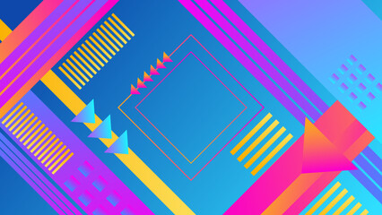 Abstract neon cyberpunk background with retro vibes gradient color 70s 80s 90s