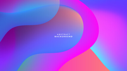 Abstract neon cyberpunk background with liquid fluid blob 3d retro vibes gradient color 70s 80s 90s